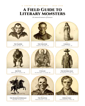 Literary Monsters T-Shirt